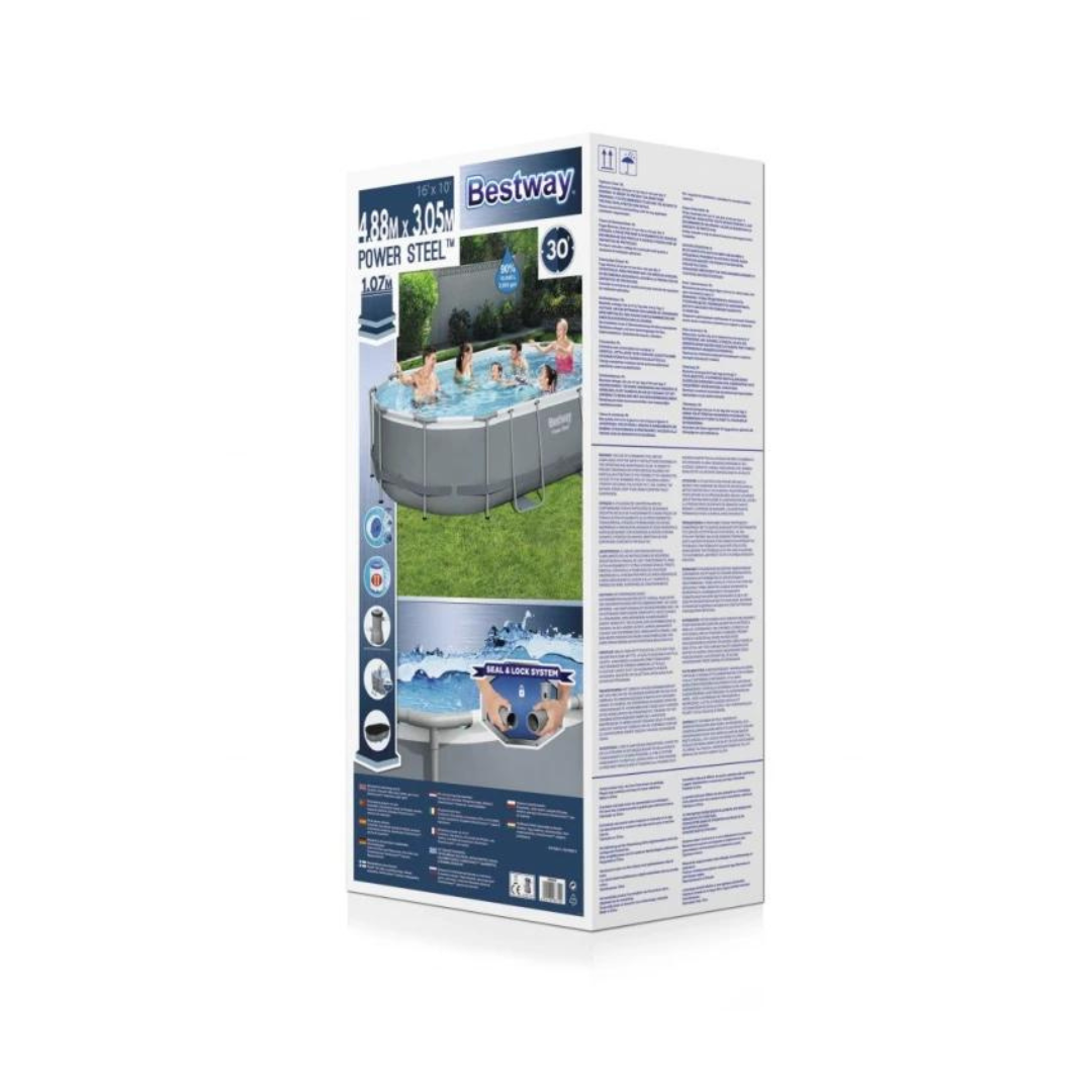 Baseinas Bestway "Power Steel 7 in 1" 488x305x107 cm