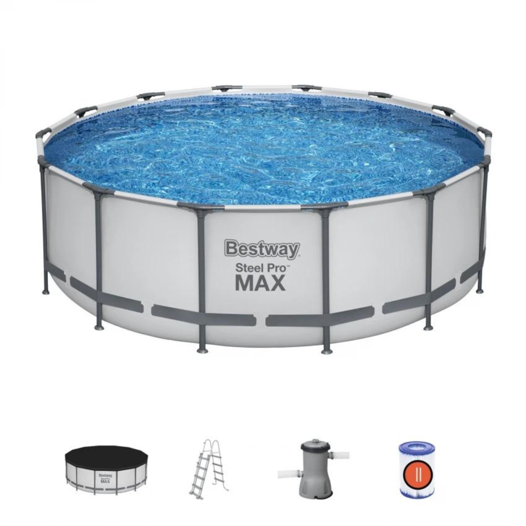 Baseinas Bestway Steel Pro Max 5 in 1 427x122 cm -8 Baseinas Bestway "Steel Pro Max 5 in 1" 427x122 cm