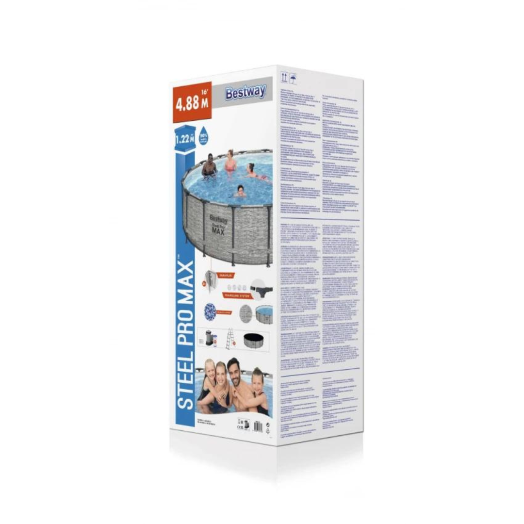 Baseinas Bestway "Steel Pro Max 5 in 1" 488x122 cm