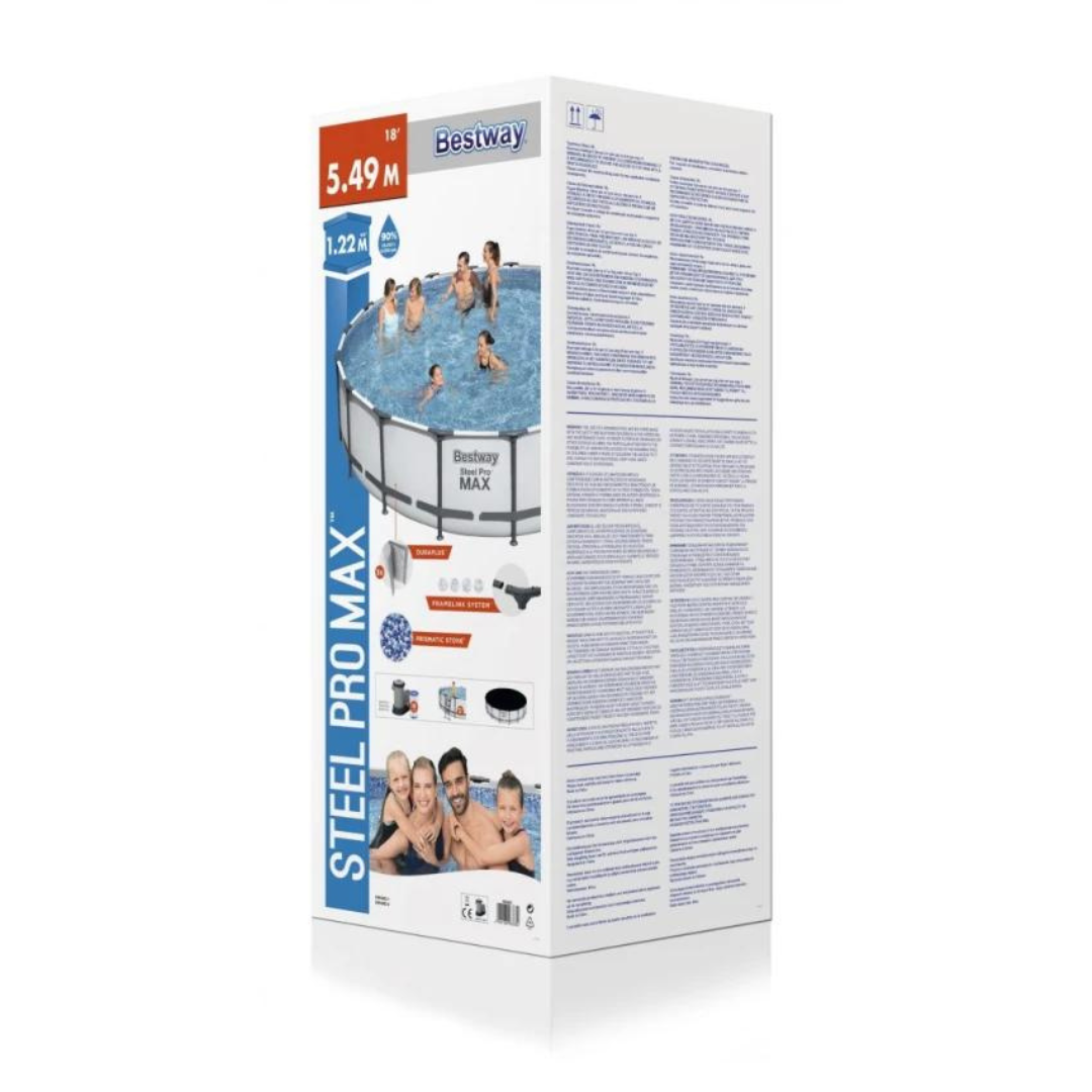 Baseinas Bestway "Steel Pro Max 5 in 1" 549x122 cm