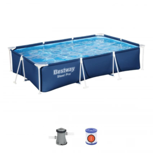Baseinas Bestway "SteelPro Deluxe 3 in 1" 300x201x66 cm