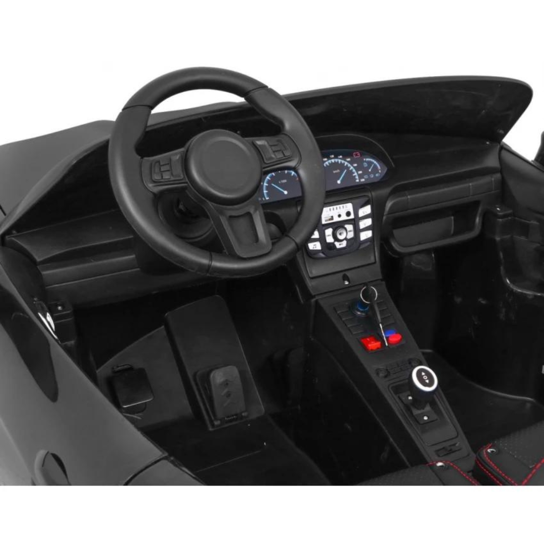 Dvivietis elektromobilis Perfecta Juodas