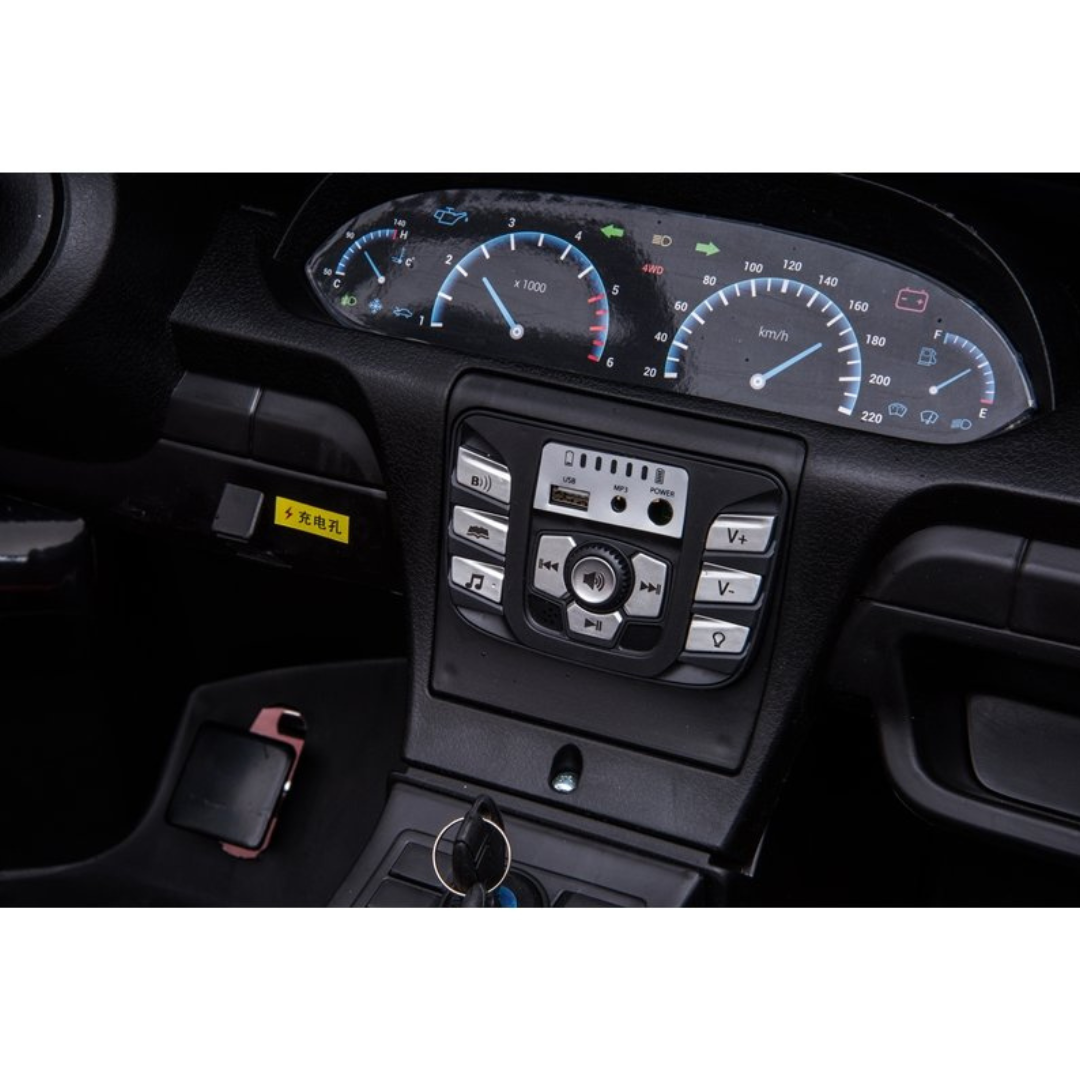 Dvivietis elektromobilis Perfecta Raudonas