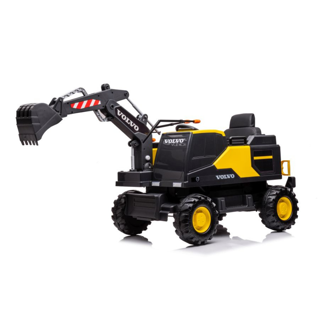 Traktoriukas Volvo Mega Excavator Geltonas-11 Traktoriukas Volvo Mega Excavator Geltonas