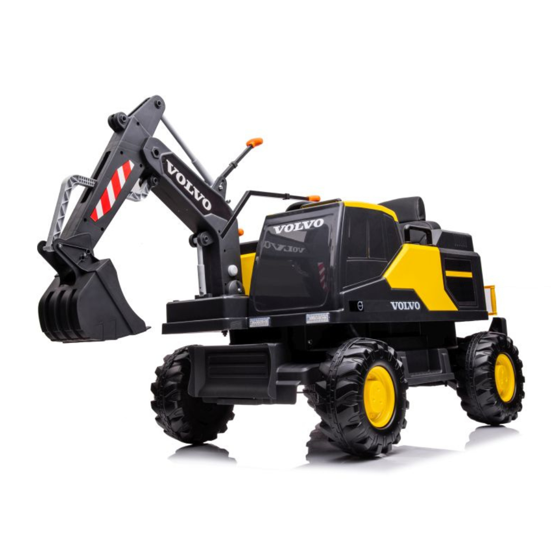 Traktoriukas Volvo Mega Excavator Geltonas-4 Traktoriukas Volvo Mega Excavator Geltonas