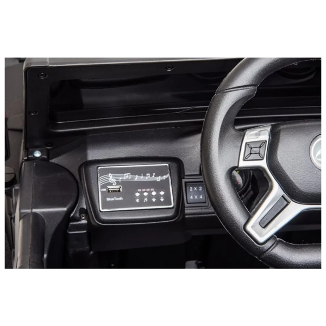 Vienvietis elektromobilis Jeep Master Of Terain Raudonas