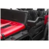 Vienvietis elektromobilis Jeep Master Of Terain Raudonas