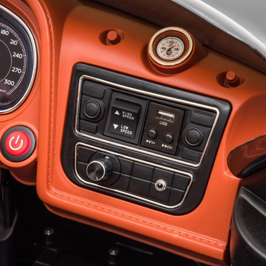 Vienvietis elektromobilis Bentley Bentayga Juodas