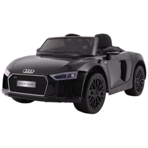 Vienvietis elektromobilis Audi R8 Spyder RS Juodas